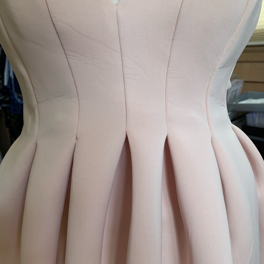 ASOS Mini Scuba Dress w/ Open Back Ballet Pink - Picture 15 of 15
